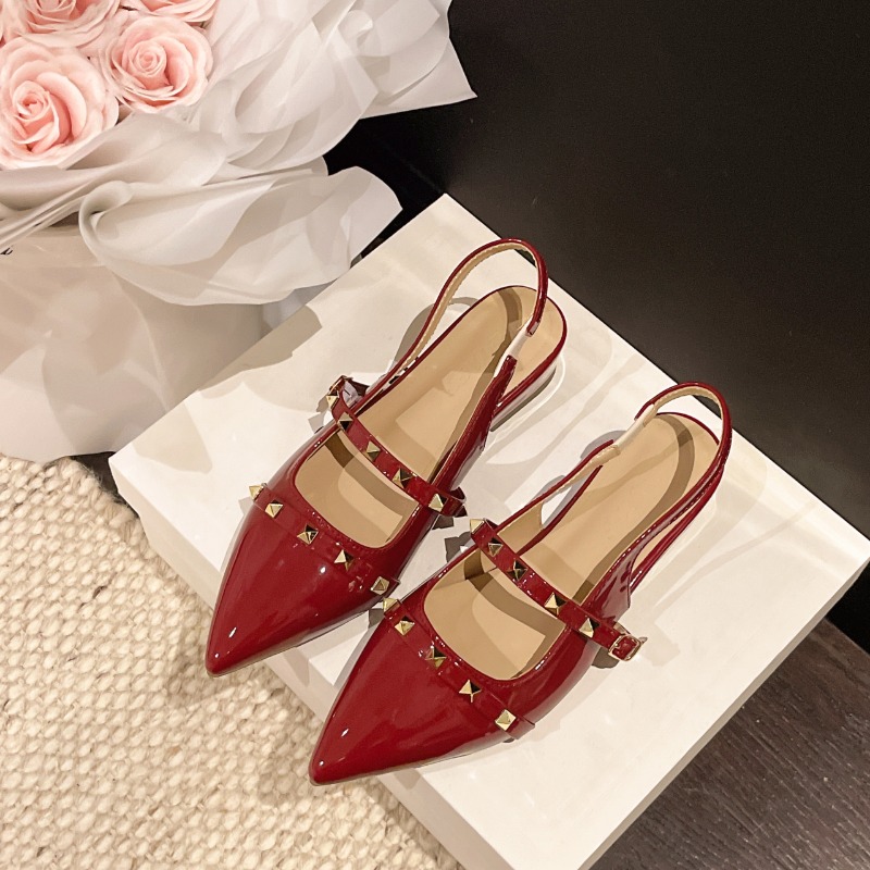 Women Shoes Wedges - Nouvelles sandales à talons rivetées style