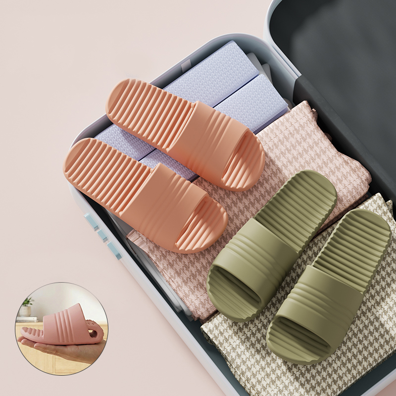 Women'S Shoes Non Slip - Pantoufles de voyage pliables unisexes en