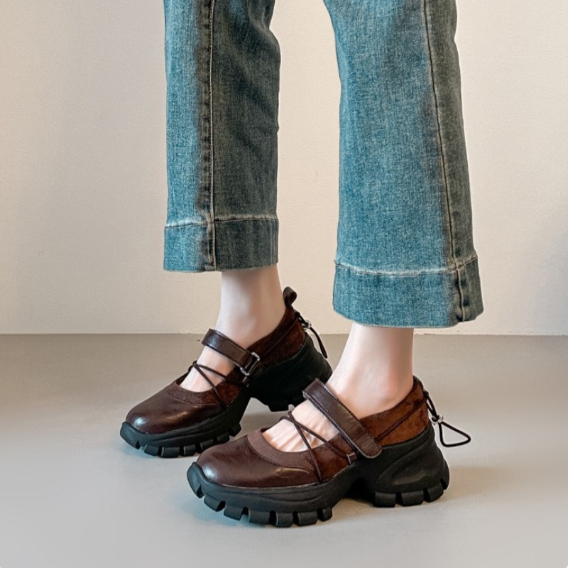 Women Shoes Wedges - Nouvelles chaussures de ballet rétro Mary