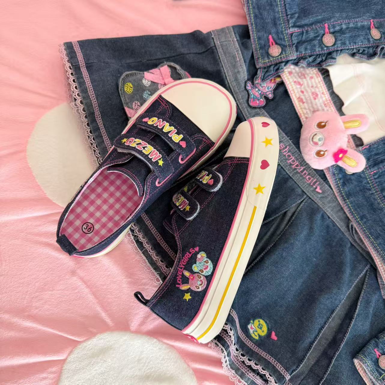 Women Shoes Japan - Nouvelles baskets basses brodées printemps-été, décontractées,