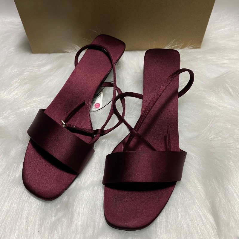 Women Shoes Luxury Brand - Sandales modernes de luxe en Satin