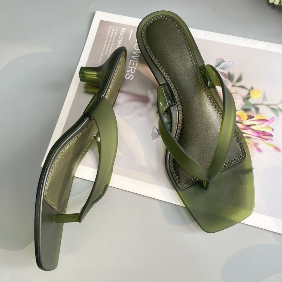 Jelly Sandal Women - Sandales à lanières en PVC vert