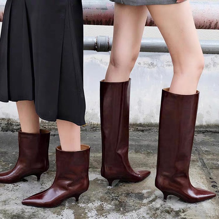 Women'S Shoes Chelsea - Bottes hautes Chelsea en cuir verni