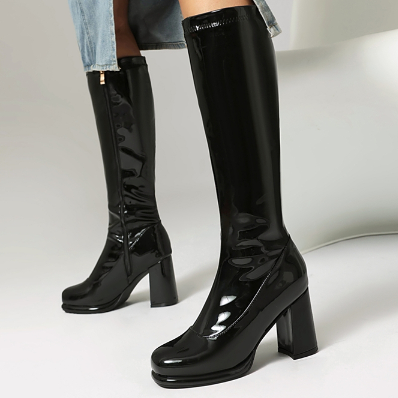 Women'S Shoes Chelsea - Bottes hautes en cuir pour femmes,