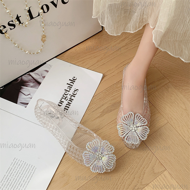 Nouvelles sandales transparent - Jelly Sandal Women avis et prix