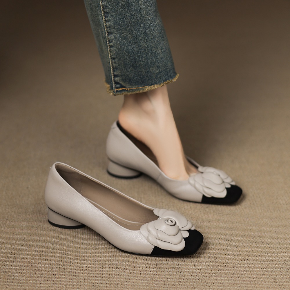 Chaussures simples à fleurs à  - Shoes Women Pumps avis et prix