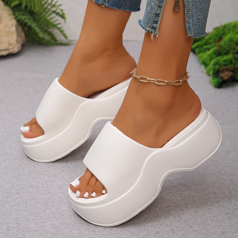 Pantoufles à plateforme épaiss - Women Shoes Wedges avis et prix