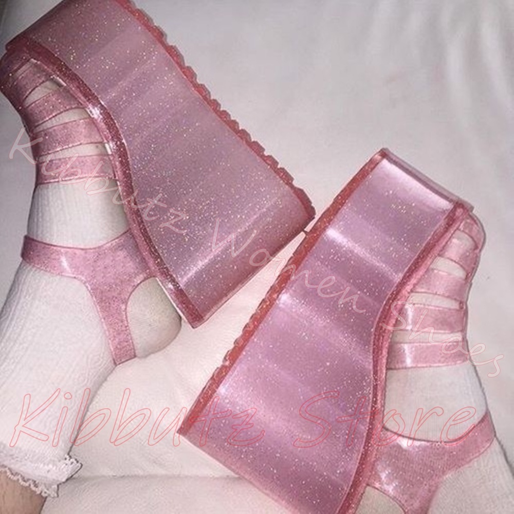 Sandales compensées transparen - Jelly Sandal Women avis et prix