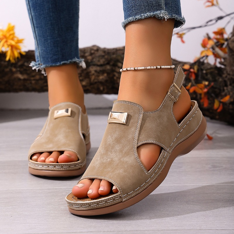 Sandales compensées pour femme - Women'S Shoes With Bunions avis et prix