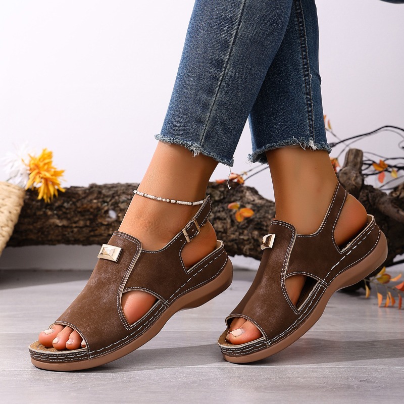 Sandales compensées pour femme - Women'S Shoes With Bunions avis et prix
