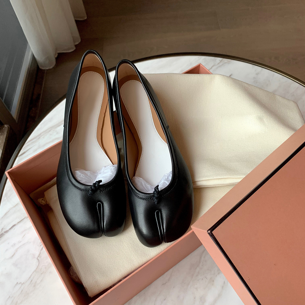 Ballets noirs chaussures plate - Women'S Shoes Loafers Black avis et prix