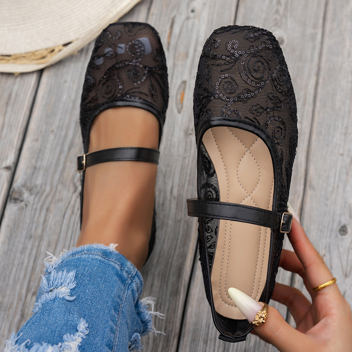 Nouvelles Mules Plates Décontr - Women'S Shoes Loafers Black avis et prix