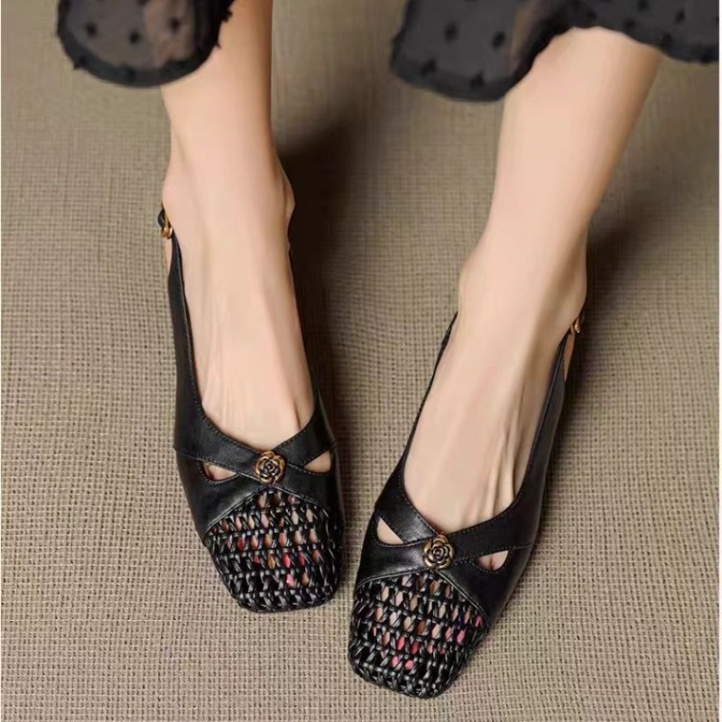 Sandales à bout fermé de style - Shoes For Women Flats avis et prix