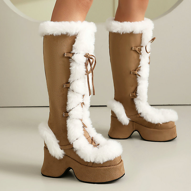 Bottes à plateforme en fourrur - Women'S Shoes Chelsea avis et prix