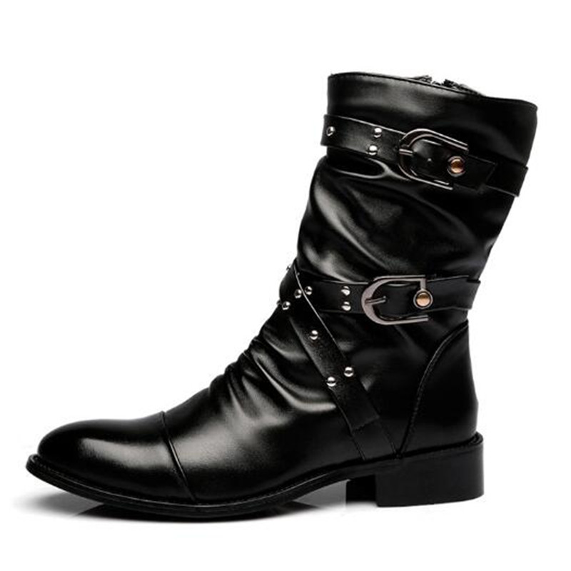 Bottes mi-hautes en cuir pour  - Women'S Shoes Chelsea avis et prix