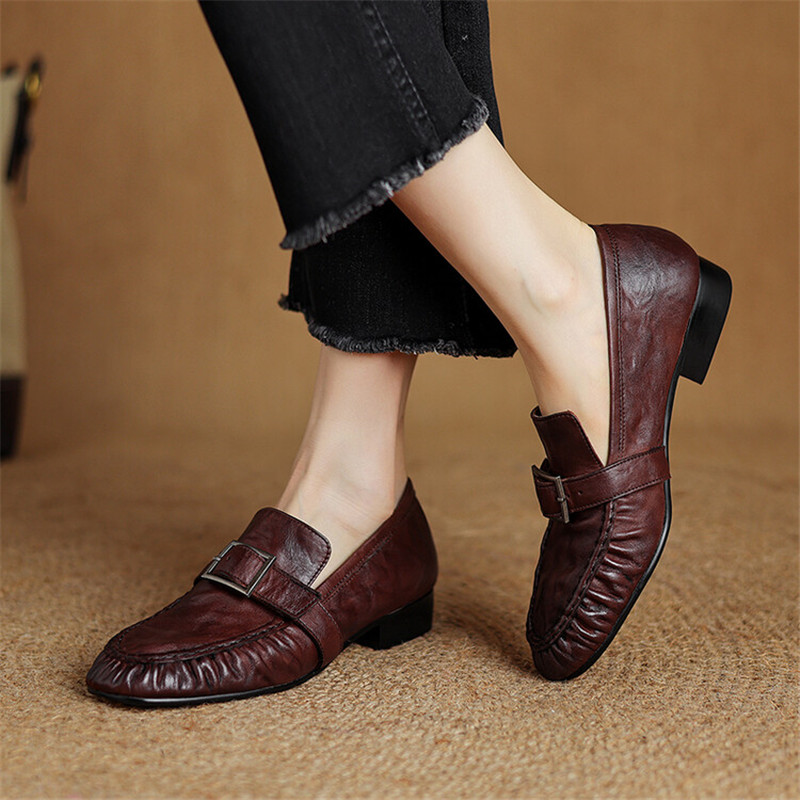 Escarpins en cuir véritable po - Shoes Women Pumps avis et prix