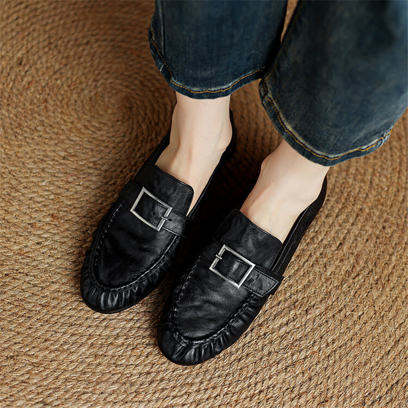 Escarpins en cuir véritable po - Shoes Women Pumps avis et prix