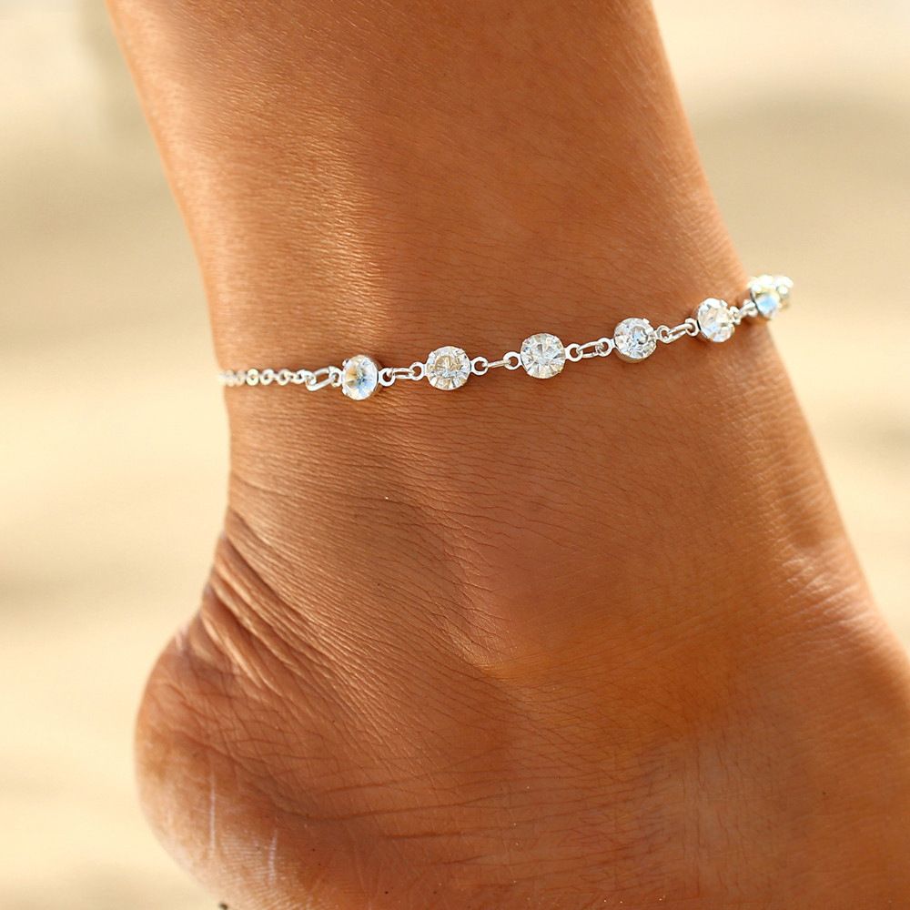 Pied cheville or argent cadeau - Gold Chain Sandal avis et prix
