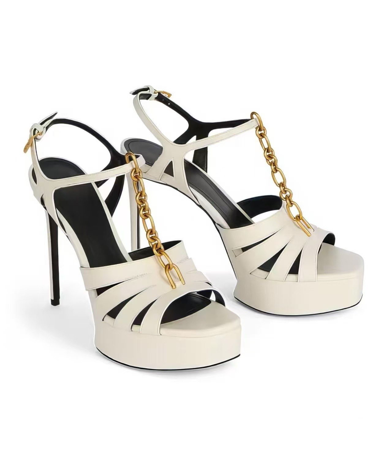 Nouvelles sandales d'été pour  - Gold Chain Sandal avis et prix