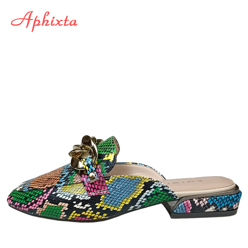 AphFête ta-Chaussures carrées  - Gold Chain Sandal avis et prix