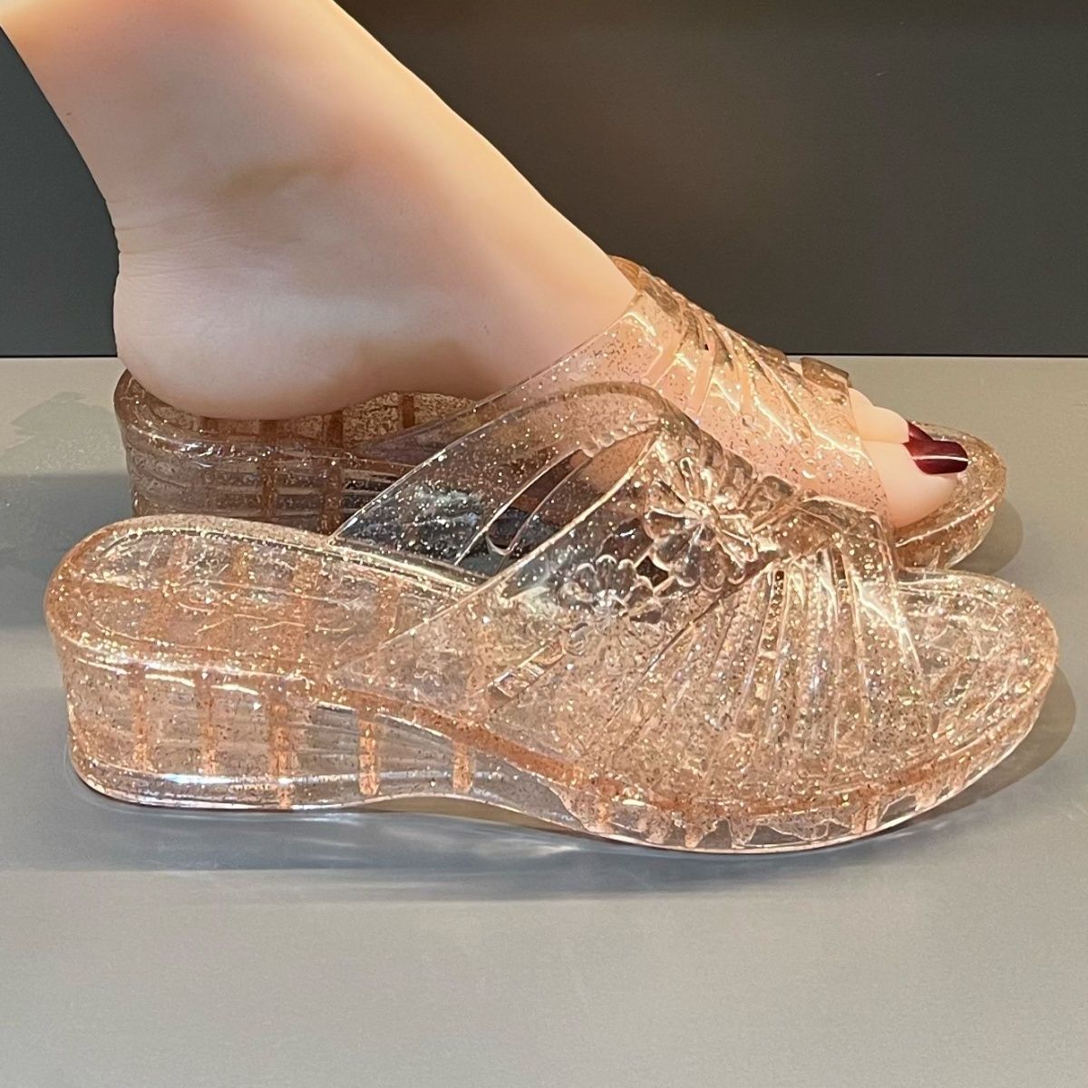 WFashion Sandales compensées e - Jelly Sandal Women avis et prix