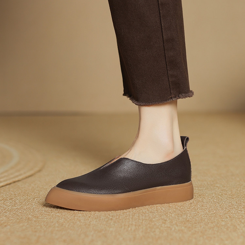 Mocassins pointus en cuir véri - Shoes Women Pumps avis et prix