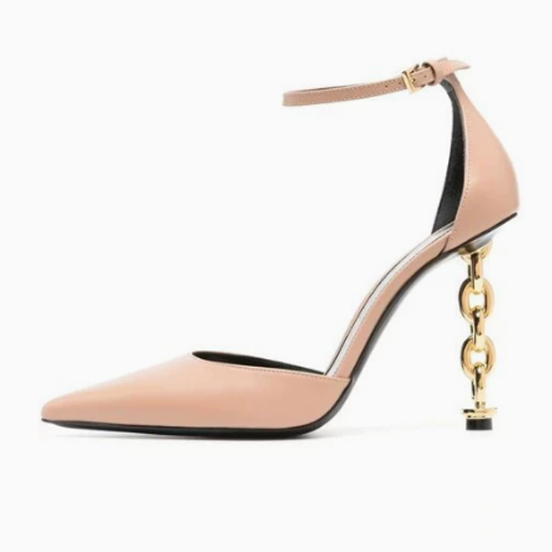 Sandales à talons aiguilles cr - Gold Chain Sandal avis et prix