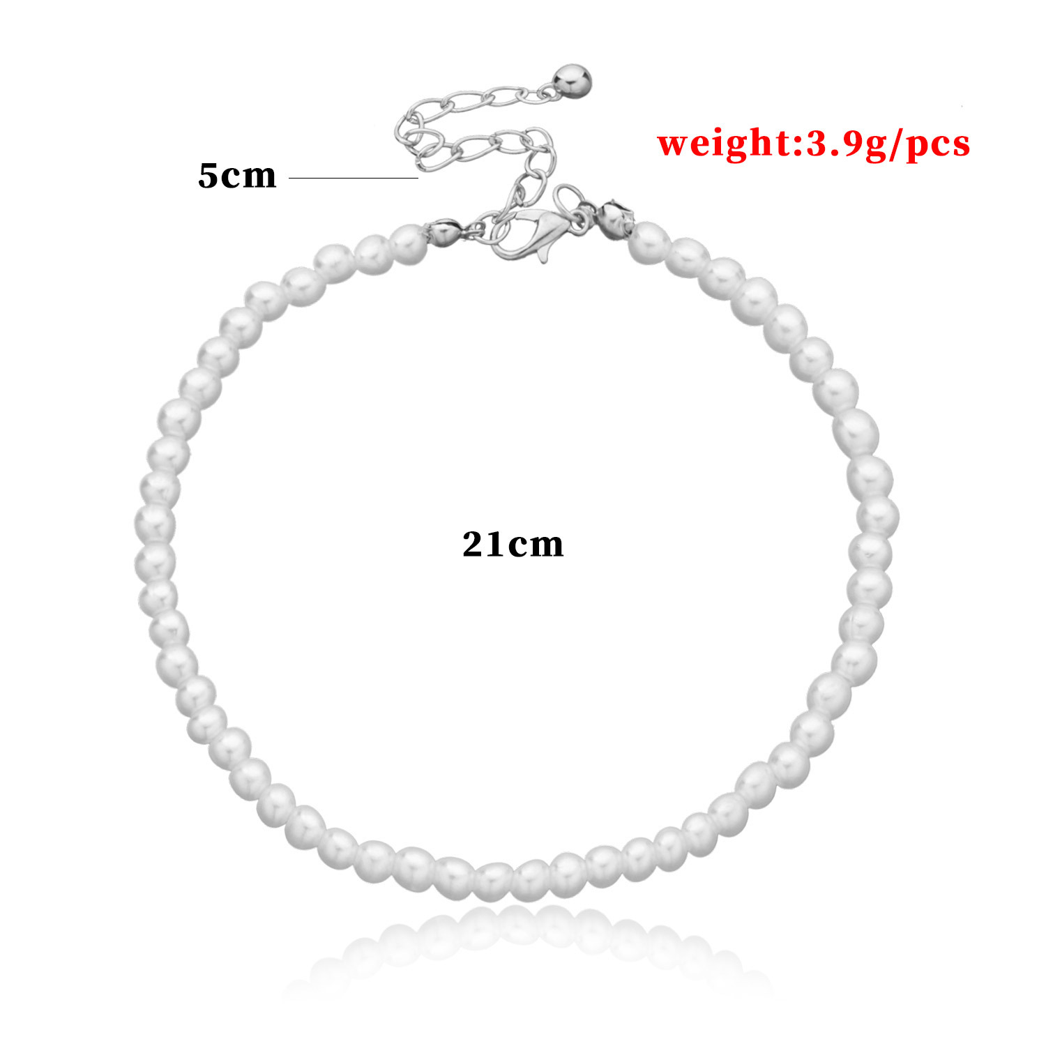 Bracelet de oral ille en Perle - Gold Chain Sandal avis et prix