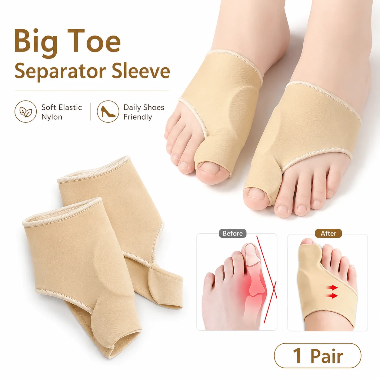 Séparateur d'orteils, protège- - Women'S Shoes With Bunions avis et prix
